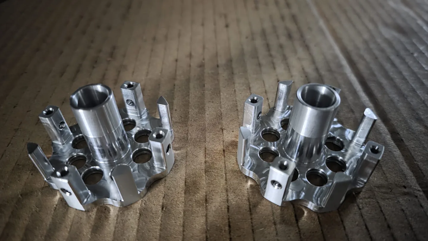 Gefräste industrielle Aluminiumbauteile