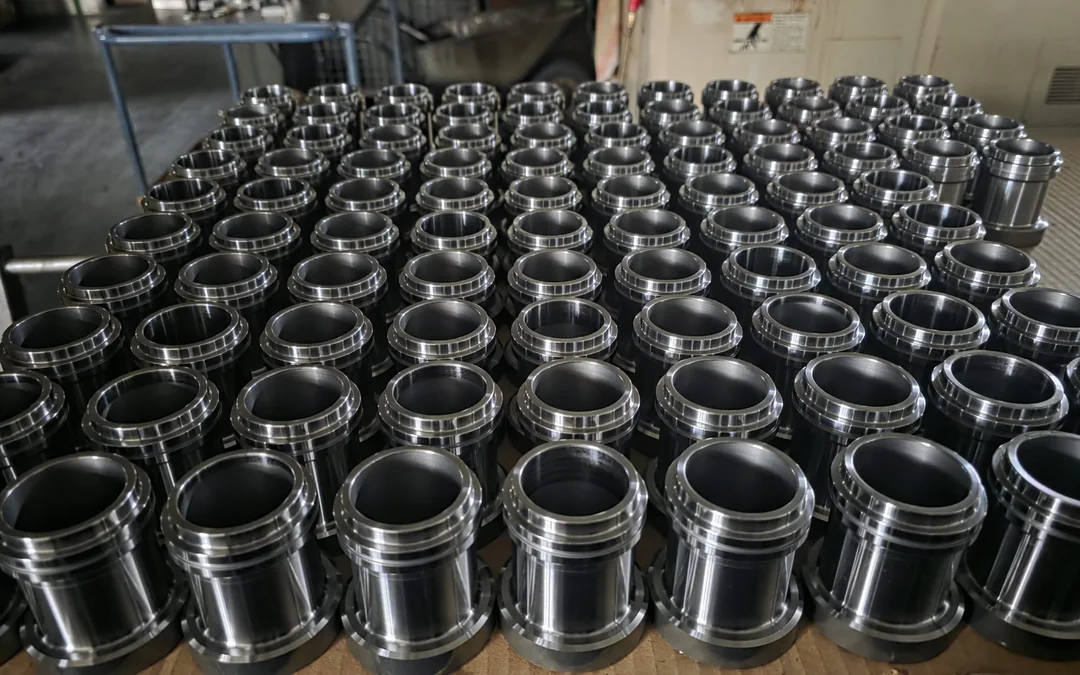 Serienfertigung gedrehter Metallteile